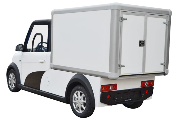 Elektro-Kompakt-Transporter ARI 458 mit Koffer-Aufbau von epowertec.de E-Mobility