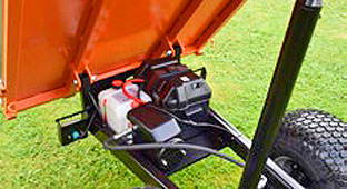 Optionen FT-600 Foresteel-Anhänger Kipper-Pumpen von epowertec.de E-Mobility