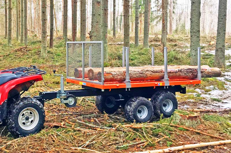 Foresteel Anhänger Zubehör modulare Holzrunge von epowertec.de E-Mobility