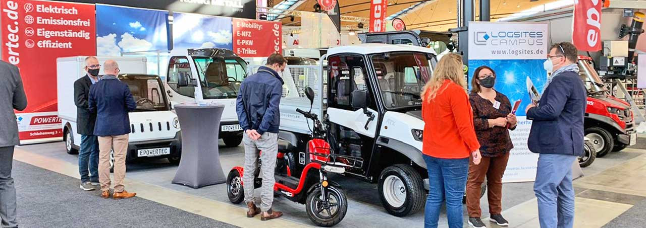 NUFAM POWERTICKER! Messe-Besucher favorisieren E-Mobility Elektro-Fahrzeuge-Sortiment von epowertec.de